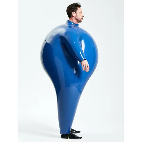 Latex Full Body Spherical Puffy Creative Inflatable Suit