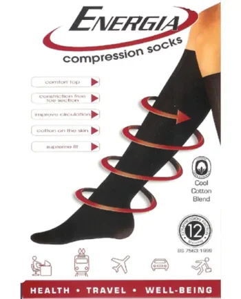 Levante Energia Compression Flight Socks