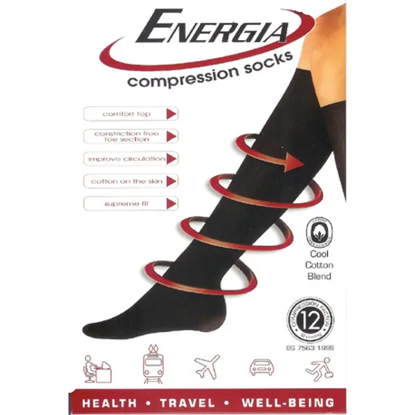 Levante Energia Compression Flight Socks