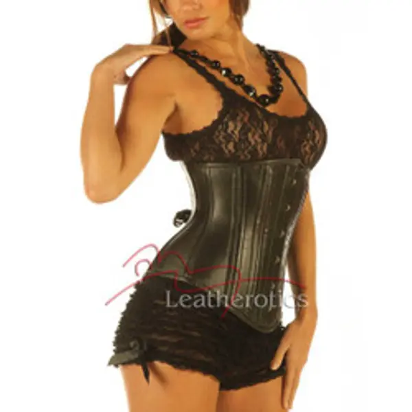 Black Under Bust Victorian Corset 8380