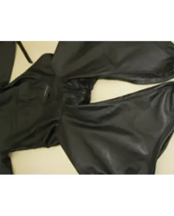 Leather Binder Bondage B-Suit Restraint Gimp Suit