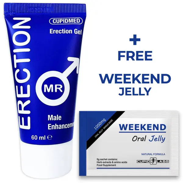 Mr. Erection Gel for a stronger erection + Gift Weekend Oral jelly for erection