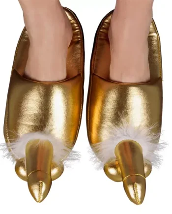 Golden Penis Slippers