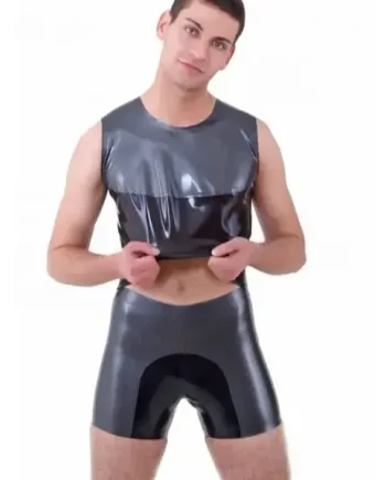 Latex Boxer Short model Pac