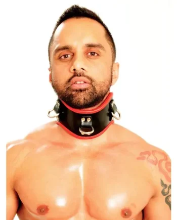 Fist Posture Collar • Black/Red