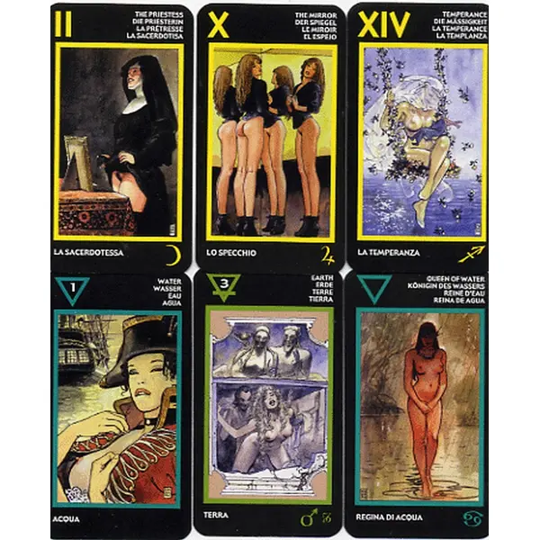 Manara Erotic Tarot Deck