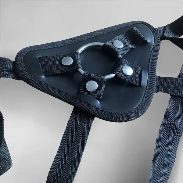 Black Harness Dildo