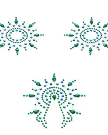 Petits Joujoux Gloria Green Nipple And Vagina Pasties