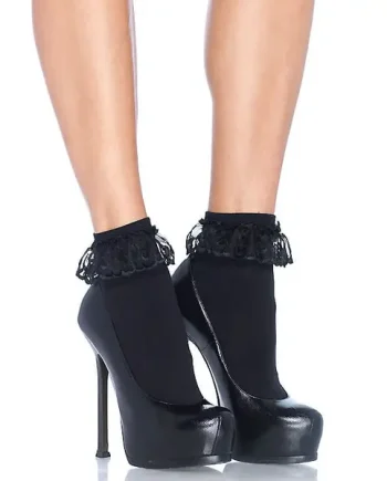 Leg Avenue Anklets With Lace Ruffle