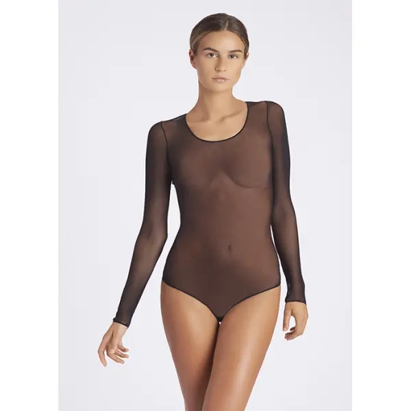Pierre Mantoux Tulle Body Girocollo