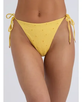 Amalfi broderie tie side bikini bottoms