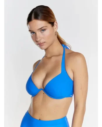 Sorrento plunge bikini top