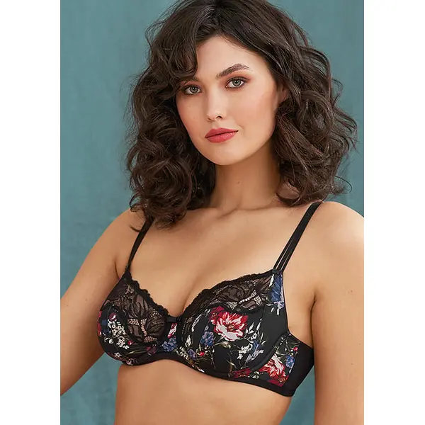 Felina Conturelle Midnight Flowers Brief