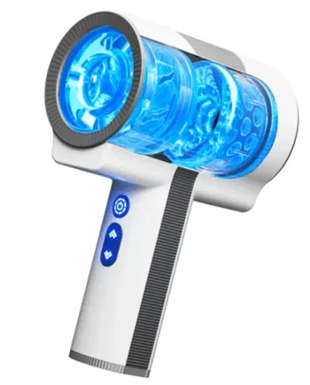 Handheld Blowjob Masturbator 7 Vibration 5 Rotation Expansion Dual-ended Vibrator Cup