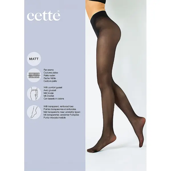 Cette Jersey Matt 30 Tights