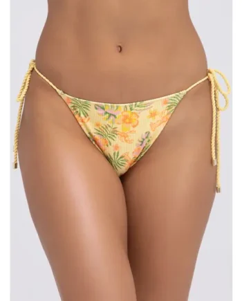 Florita string side brief bikini bottoms