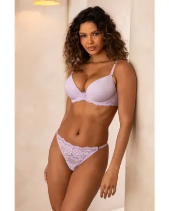 Fleur G-String Thong - Lilac