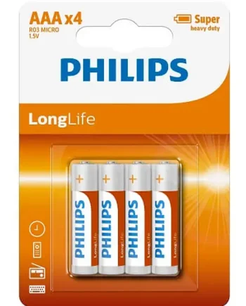 4 Pack AAA Size Batteries