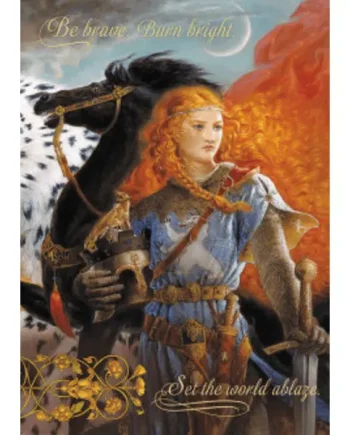 Be Brave, Burn Bright – Greeting Card