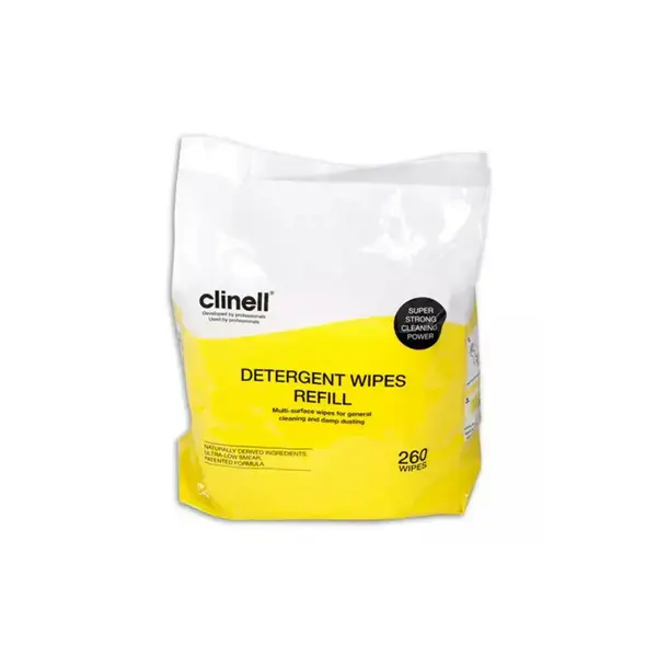 Clinell Detergent Wipes Bucket 260 Refill