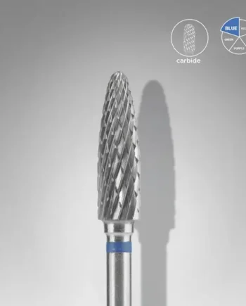 Staleks Carbide Nail Drill Bit CORN 4mm/14mm BLUE