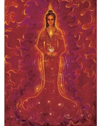 Flame of Compassion – Greeting Card