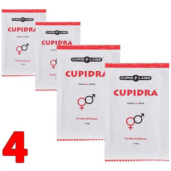 CUPIDRA Soluble Powder Drink Sachet for Enhanced Erection in Men and Sexual Pleasure in Women