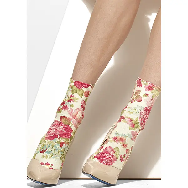 Trasparenze Ciclamino Ankle Highs