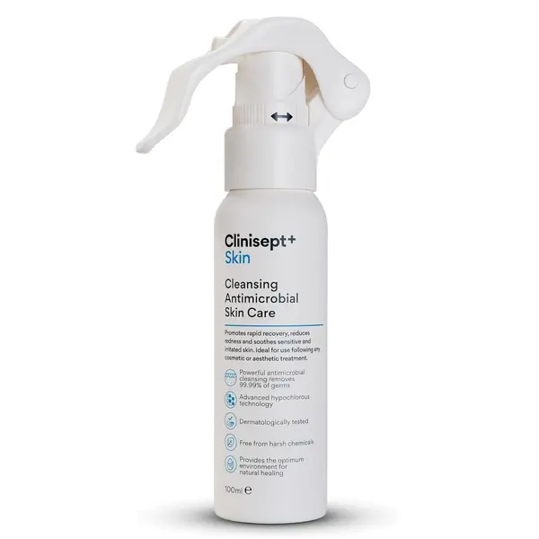 Clinisept+ Skin Cleansing Antimicrobial Hypochlorous Solution 100ml