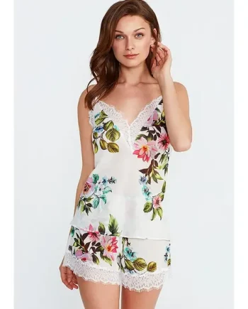 Promise Luxury Aida Floral Cami And Short Set