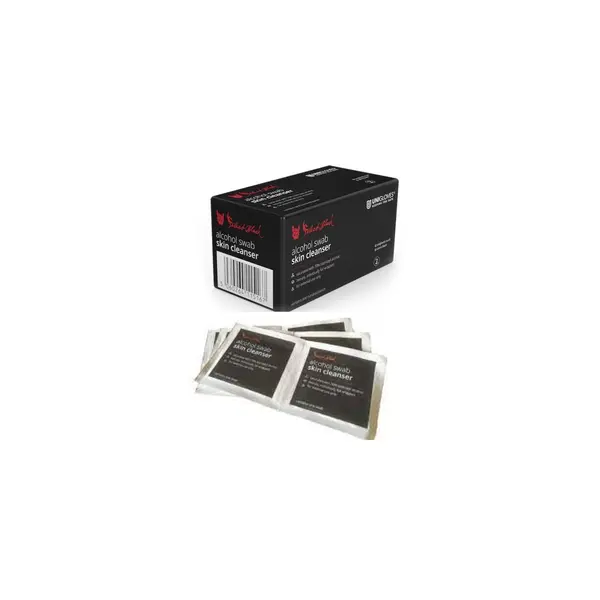 Select Black Alcohol Swabs - Box Of 100