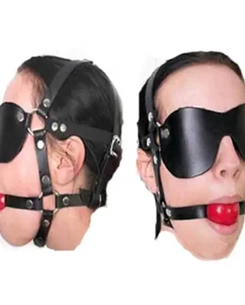 Ball Gag with Highwaymans Eye Mask