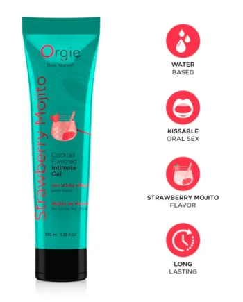 Lube Tube Cocktail – Strawberry Mojito – Orgie