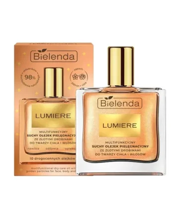 Bielenda – Lumiere Multifunctional Dry Oil with Gold Particles for Face Body & Hair 50ml