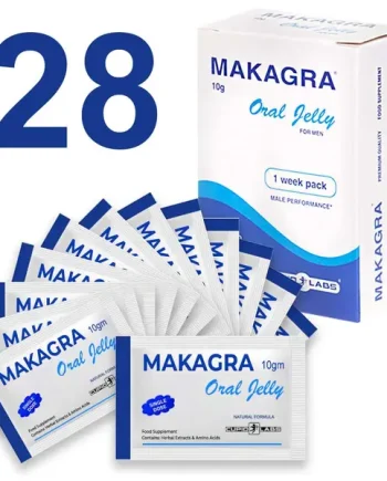Achieve Powerful Erections with Makagra Oral Jelly - 28pcs SALE