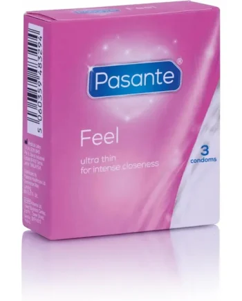 Box of 3 Pasante Feel (Sensitive) Condoms