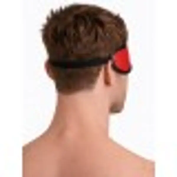 Leather Blindfold • Red