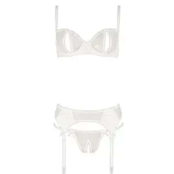 Cottelli Delicate Bra Set White
