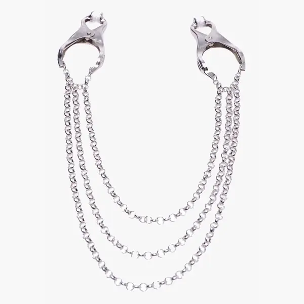 Affix Triple Chain Nipple Clamps