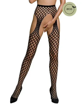 Passion Eco Alicja Strip Panty Large Net Tights