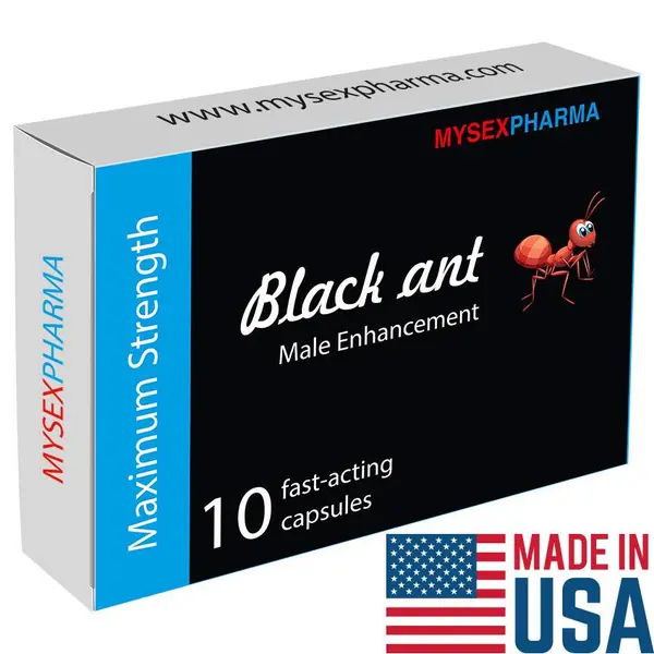 Black Ant BLACK ANT 10 capsules for strong and long-lasting erections