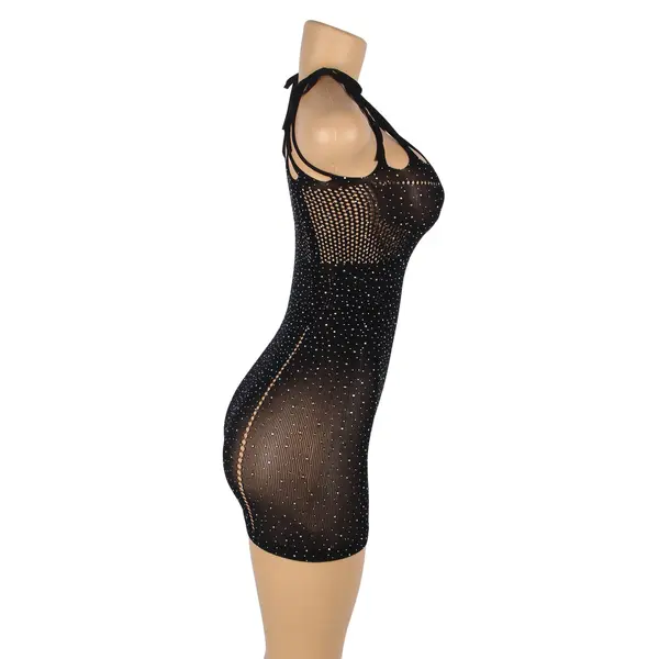 YesX YX865 Sparkle Rhinestone Fishnet