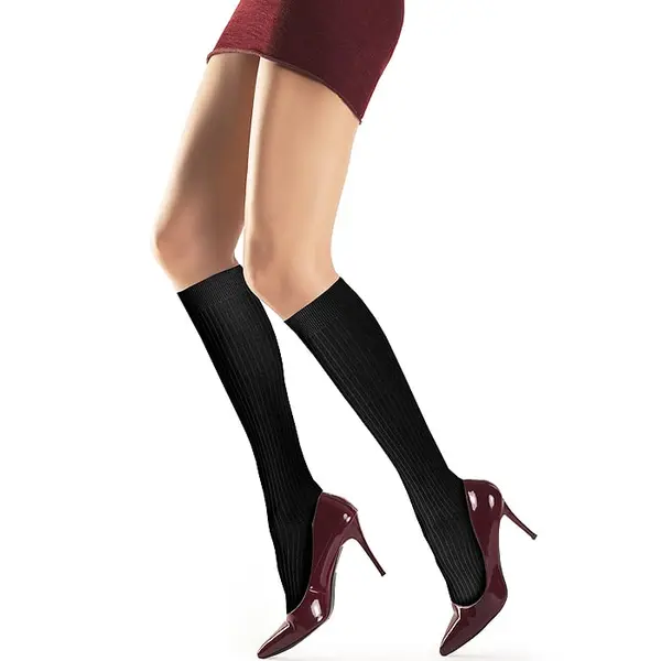 Oroblu Abstract Sketch Knee Highs