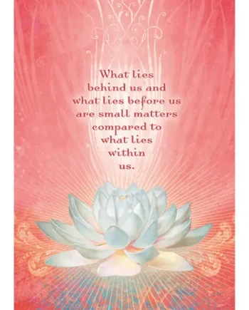 What lies behind us – Greeting Card