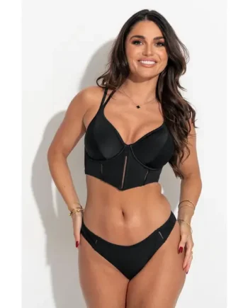 Sydney Tab Bikini Brief - Black