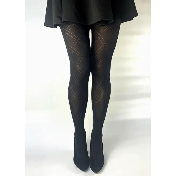 Gipsy Double Diamond Tights With Light Control Top