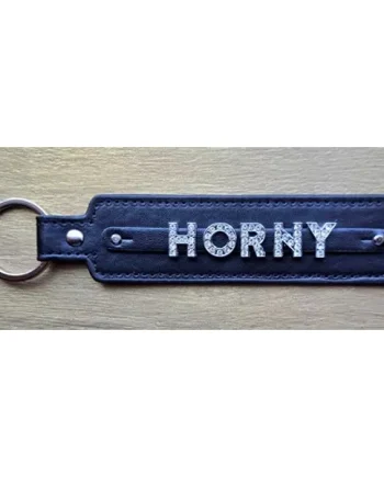 Horny Rhinestone Keyring Black HRK1