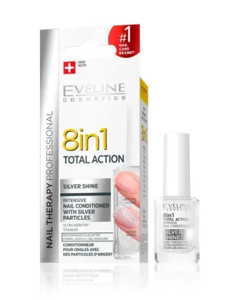 Eveline – 8in1 Total Action Concentrated Nail Conditioner with Silver Particles 12ml
