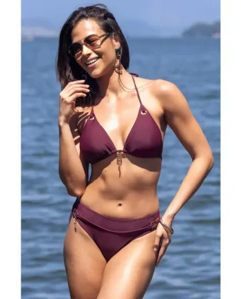 St Barts Bikini Brief - Cherry
