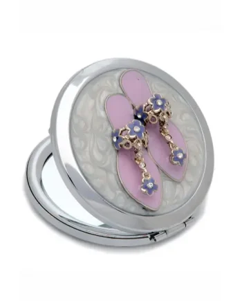 Danielle Creations Lilac Sandals Enamelled Compact